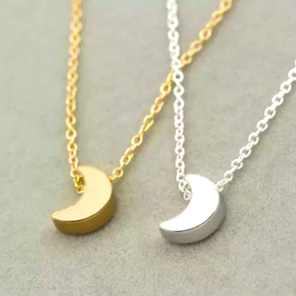 Midnight Moon Boho Pendant • SS